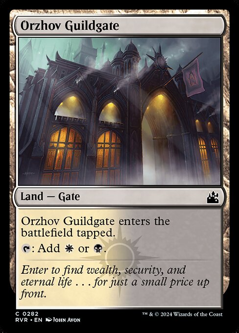 Ravnica Remastered - 282 - Orzhov Guildgate - Common