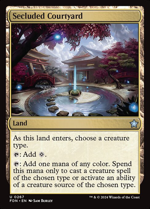 Foundations - 267 - Secluded Courtyard - Uncommon