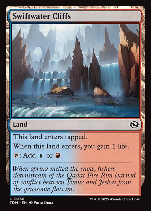 Tarkir: Dragonstorm - 268 - Swiftwater Cliffs - Common