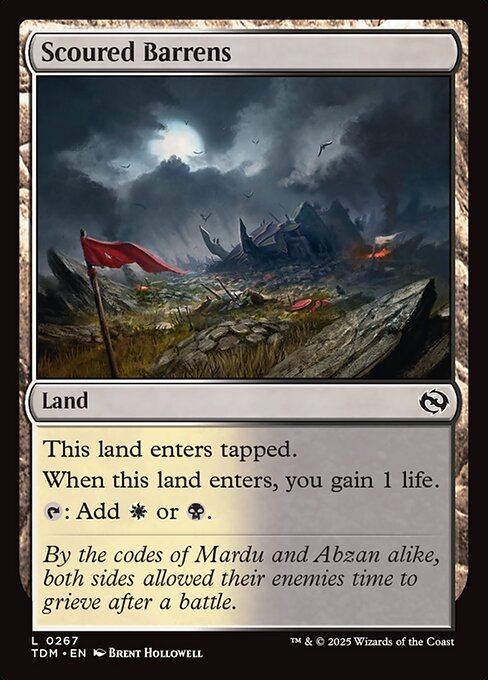 Tarkir: Dragonstorm - 267 - Scoured Barrens - Common