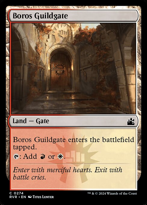 Ravnica Remastered - 274 - Boros Guildgate - Common