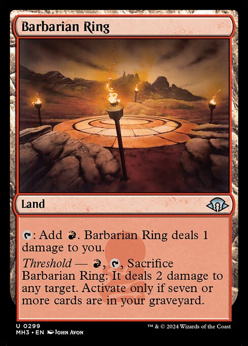 Modern Horizons 3 - 299 - Barbarian Ring - Uncommon