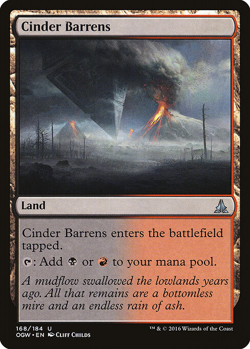 Oath of the Gatewatch - 168 - Cinder Barrens - Uncommon