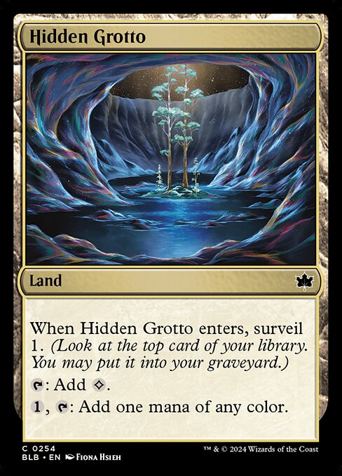 Bloomburrow - 254 - Hidden Grotto - Common