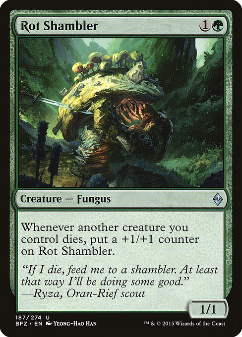 Battle for Zendikar - 187 - Rot Shambler - Uncommon