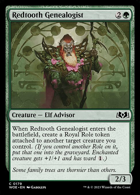 Wilds of Eldraine - 179 - Redtooth Genealogist - Common