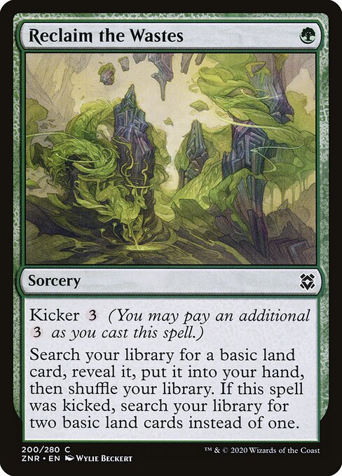 Zendikar Rising - 200 - Reclaim the Wastes - Common