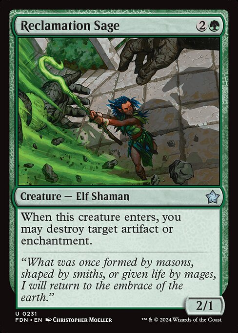 Foundations - 231 - Reclamation Sage - Uncommon