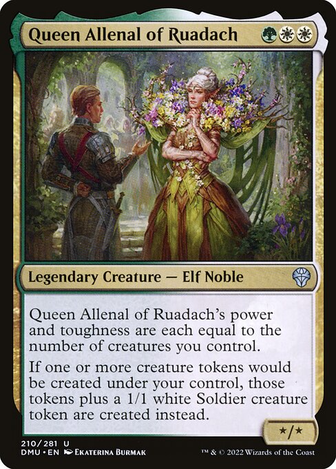 Dominaria United - 210 - Queen Allenal of Ruadach - Uncommon