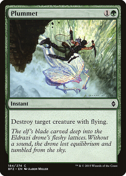 Battle for Zendikar - 184 - Plummet - Common
