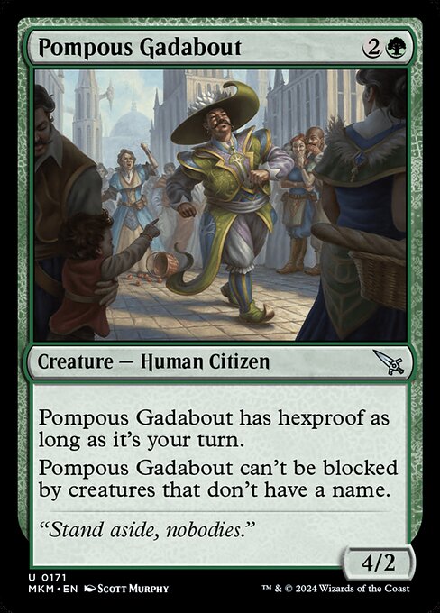 Murders at Karlov Manor - 171 - Pompous Gadabout - Uncommon