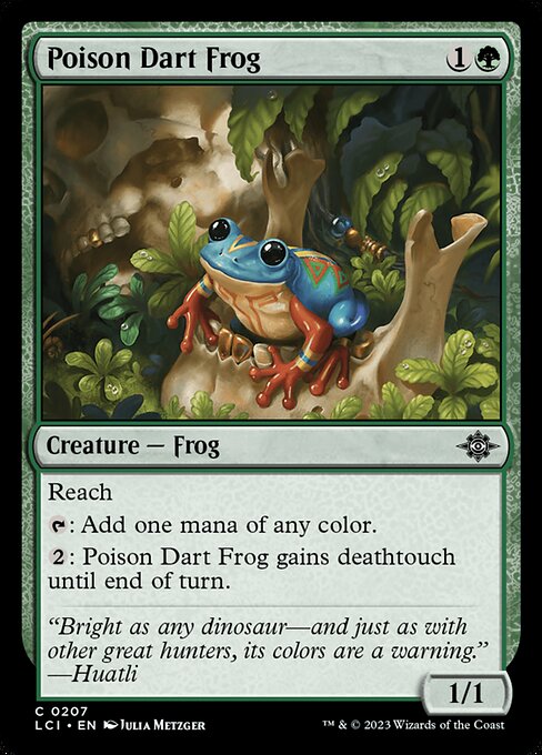 The Lost Caverns of Ixalan - 207 - Poison Dart Frog - Common