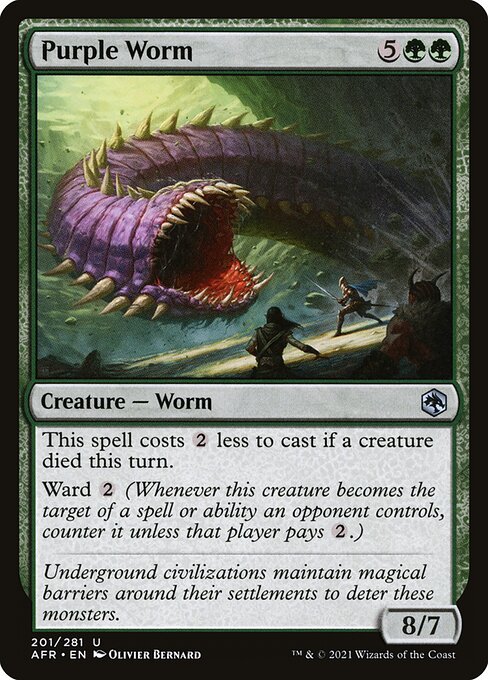 Adventures in the Forgotten Realms - 201 - Purple Worm - Uncommon
