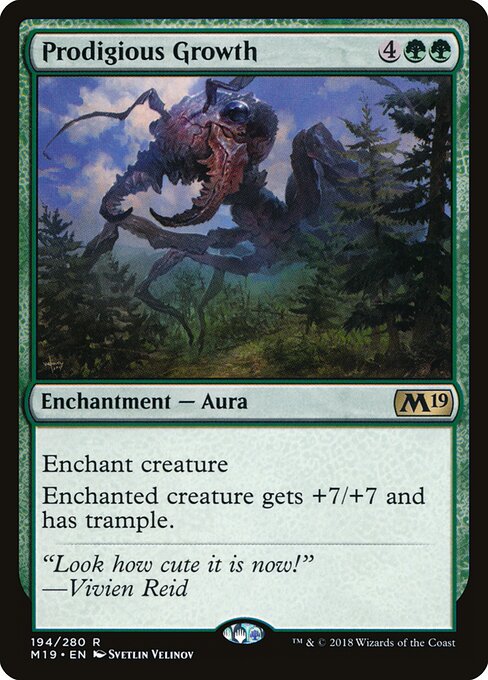 Core Set 2019 - 194 - Prodigious Growth - Rare