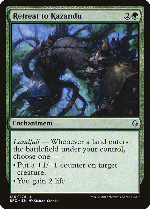 Battle for Zendikar - 186 - Retreat to Kazandu - Uncommon
