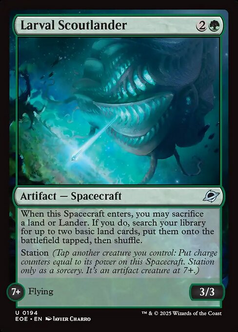Edge of Eternities - 194 - Larval Scoutlander - Uncommon