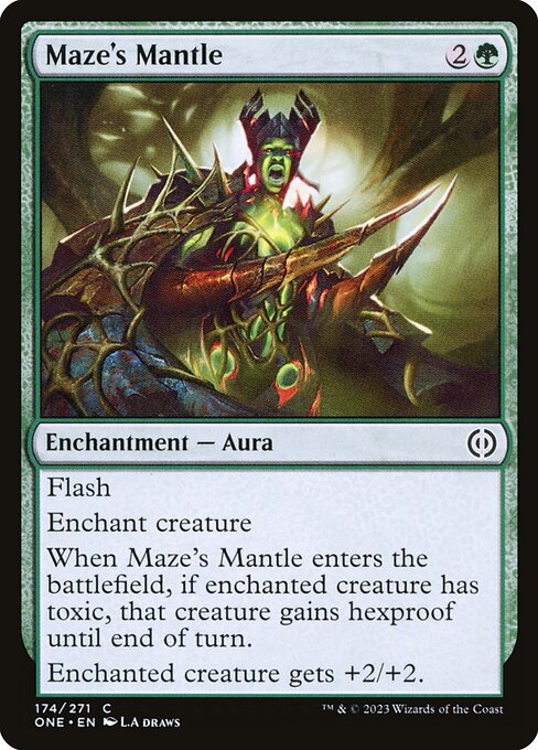 Phyrexia: All Will Be One - 174 - Maze's Mantle - Common