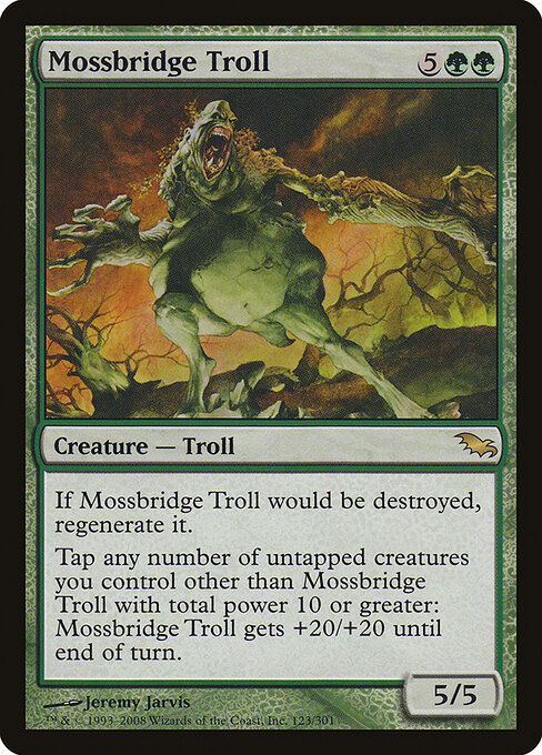 Shadowmoor - 123 - Mossbridge Troll - Rare