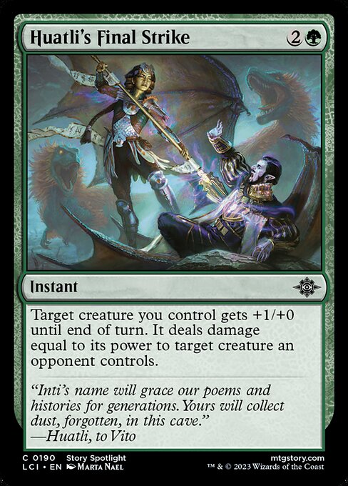 The Lost Caverns of Ixalan - 190 - Huatli's Final Strike - Common