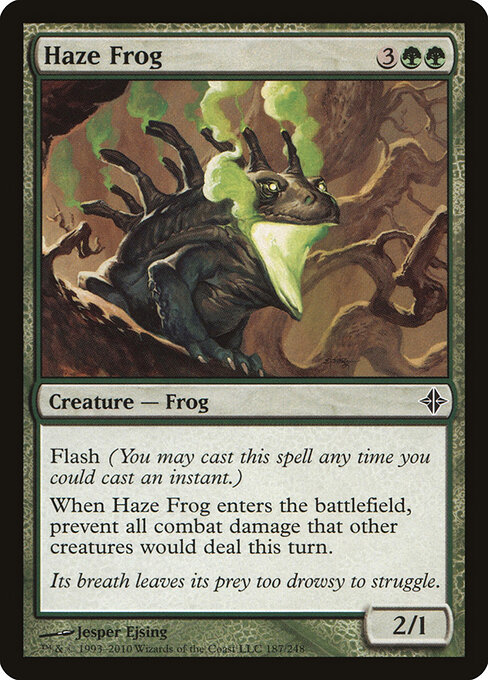 Rise of the Eldrazi - 187 - Haze Frog - Common