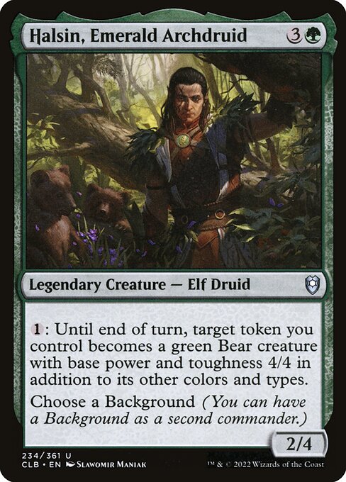 Commander Legends: Battle for Baldur's Gate - 234 - Halsin, Emerald Archdruid - Uncommon
