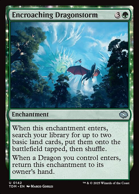 Tarkir: Dragonstorm - 142 - Encroaching Dragonstorm - Uncommon