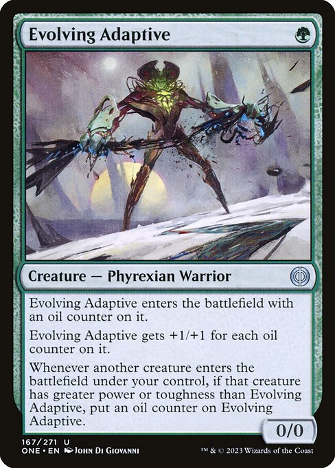 Phyrexia: All Will Be One - 167 - Evolving Adaptive - Uncommon