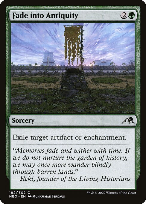 Kamigawa: Neon Dynasty - 182 - Fade into Antiquity - Common