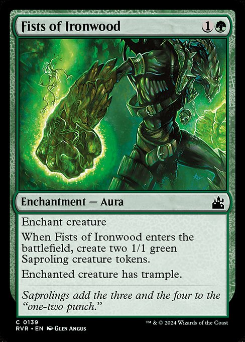 Ravnica Remastered - 139 - Fists of Ironwood - Common