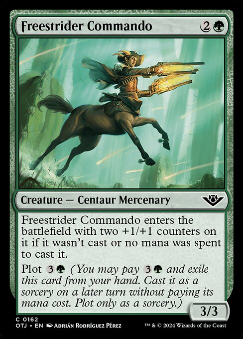 Outlaws of Thunder Junction - 162 - Freestrider Commando - Common