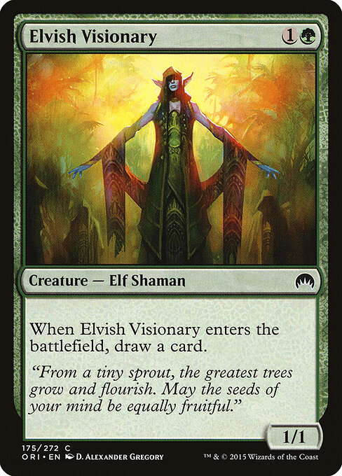 Magic Origins - 175 - Elvish Visionary - Common