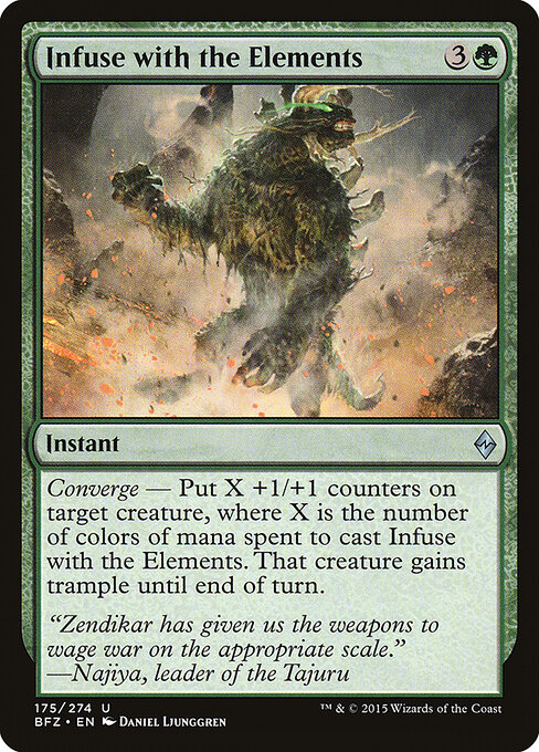 Battle for Zendikar - 175 - Infuse with the Elements - Uncommon