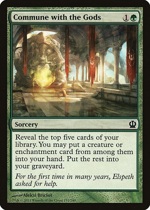 Theros - 155 - Commune with the Gods - Common