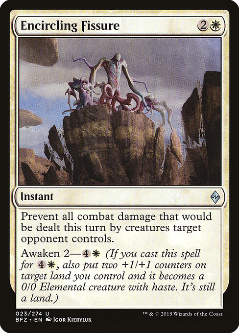 Battle for Zendikar - 23 - Encircling Fissure - Uncommon