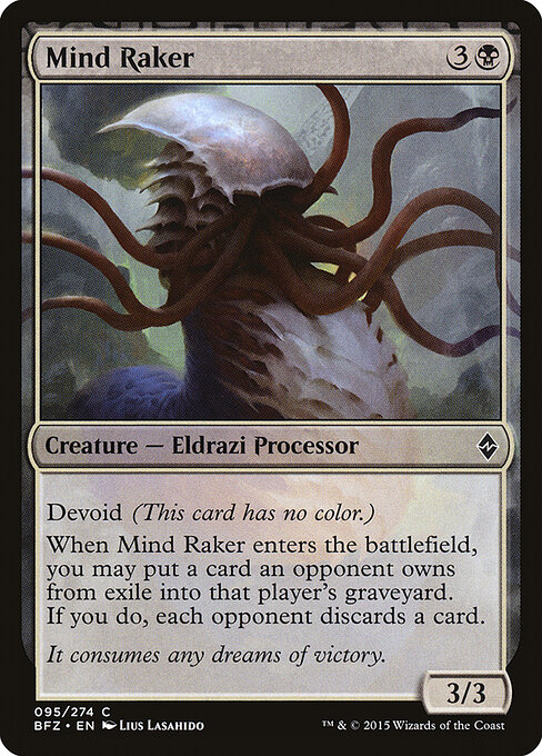 Battle for Zendikar - 95 - Mind Raker - Common