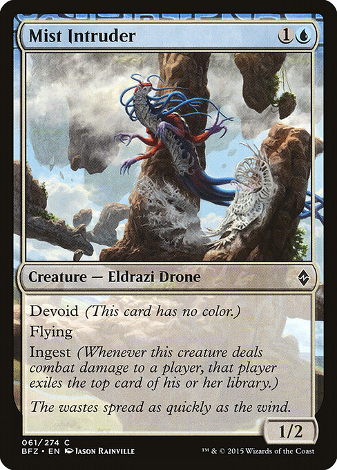 Battle for Zendikar - 61 - Mist Intruder - Common