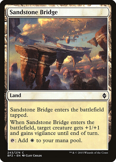 Battle for Zendikar - 243 - Sandstone Bridge - Common