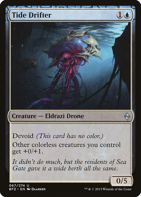 Battle for Zendikar - 67 - Tide Drifter - Uncommon