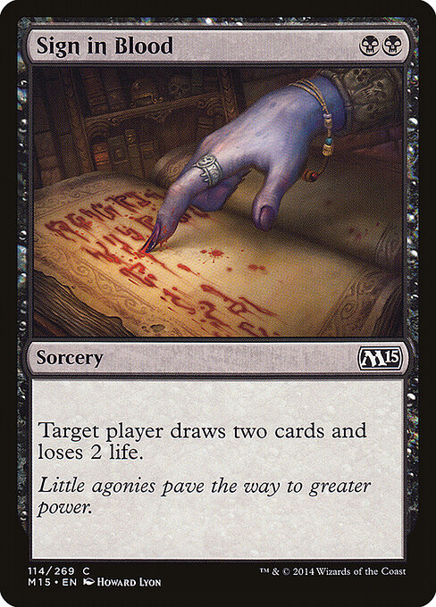 Magic 2015 - 114 - Sign in Blood - Common