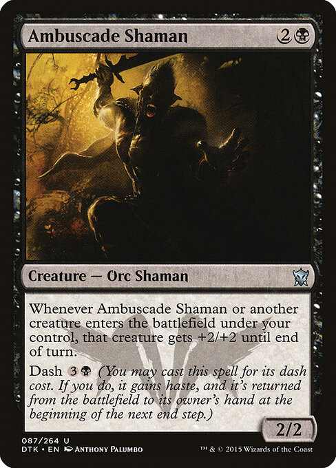 Dragons of Tarkir - 87 - Ambuscade Shaman - Uncommon