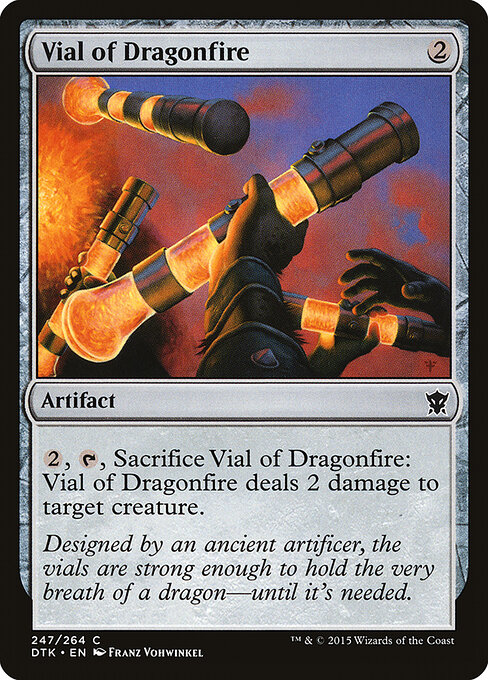 Dragons of Tarkir - 247 - Vial of Dragonfire - Common