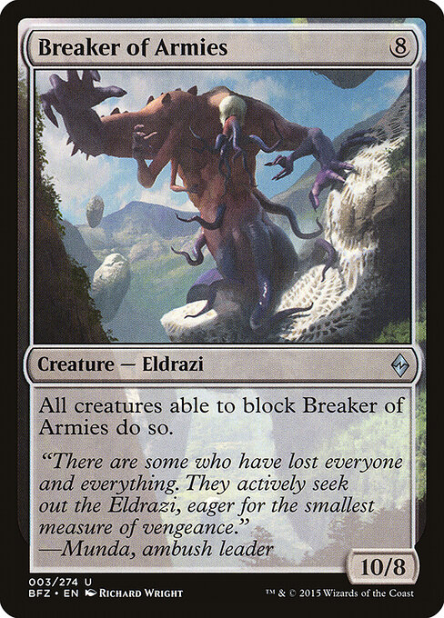 Battle for Zendikar - 3 - Breaker of Armies - Uncommon