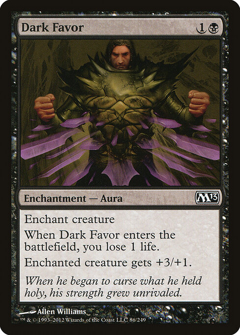 Magic 2013 - 86 - Dark Favor - Common
