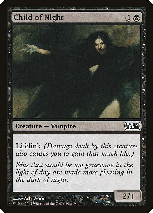 Magic 2014 - 89 - Child of Night - Common