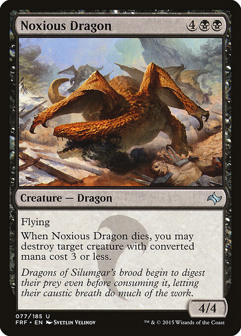 Fate Reforged - 77 - Noxious Dragon - Uncommon