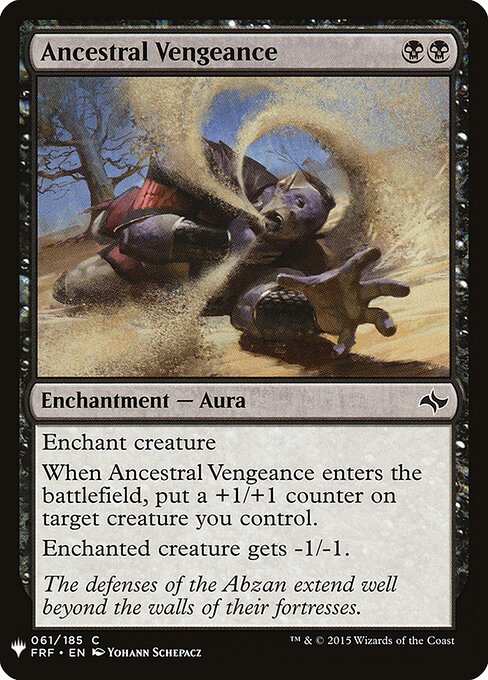 The List - FRF-61 - Ancestral Vengeance - Common