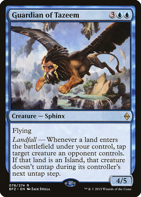 Battle for Zendikar - 78 - Guardian of Tazeem - Rare