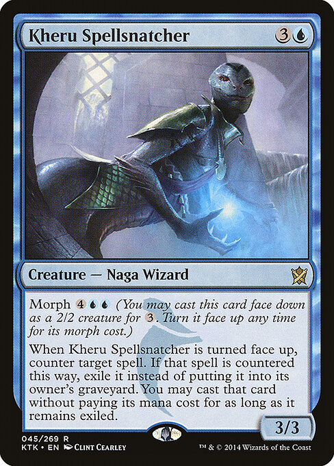 Khans of Tarkir - 45 - Kheru Spellsnatcher - Rare