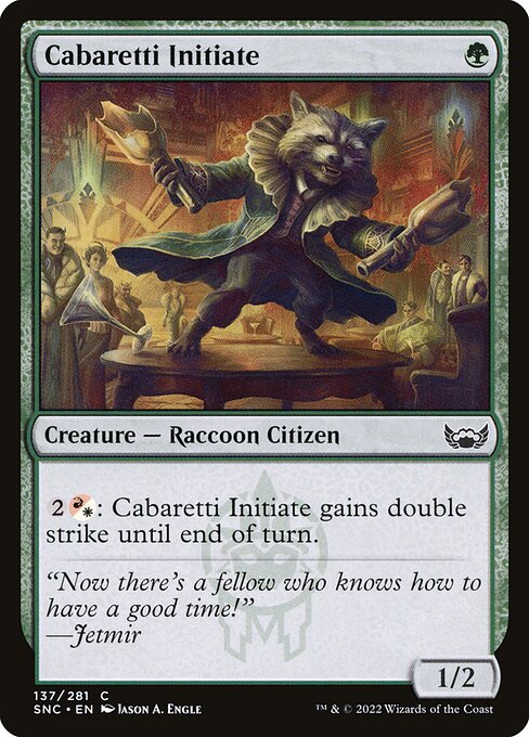 Streets of New Capenna - 137 - Cabaretti Initiate - Common