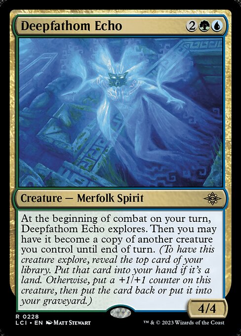 The Lost Caverns of Ixalan - 228 - Deepfathom Echo - Rare